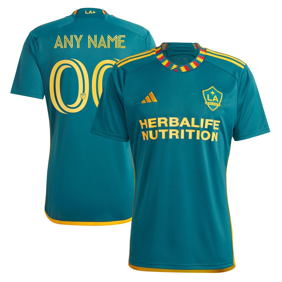 Men's LA Galaxy adidas Green 2023 LA Kit Replica Custom Jersey - U-jersey