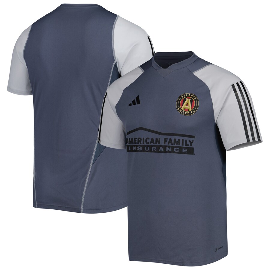 Men's Atlanta United FC adidas Gray 2023 On-Field Training Jersey - U-jersey
