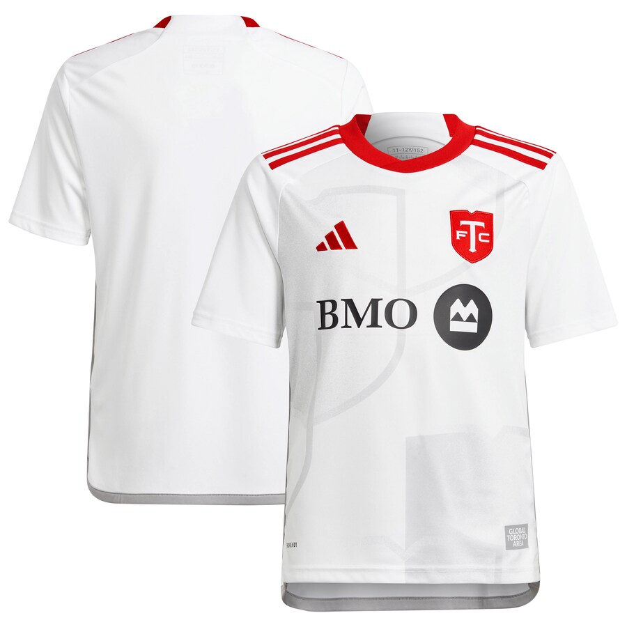 Youth Toronto FC  adidas White 2024 GTA Kit Replica Jersey - U-jersey