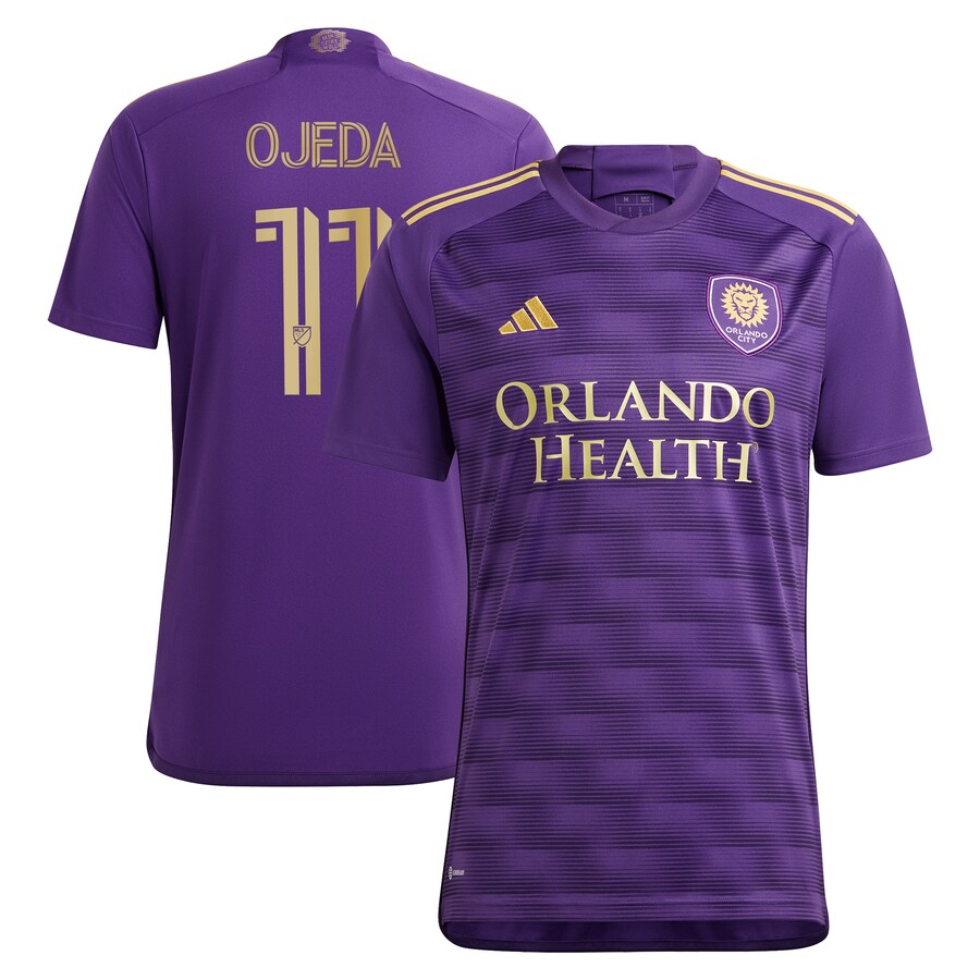 Men's Orlando City SC Martín Ojeda adidas Purple 2023 The Wall Kit Replica Player Jersey - U-jersey