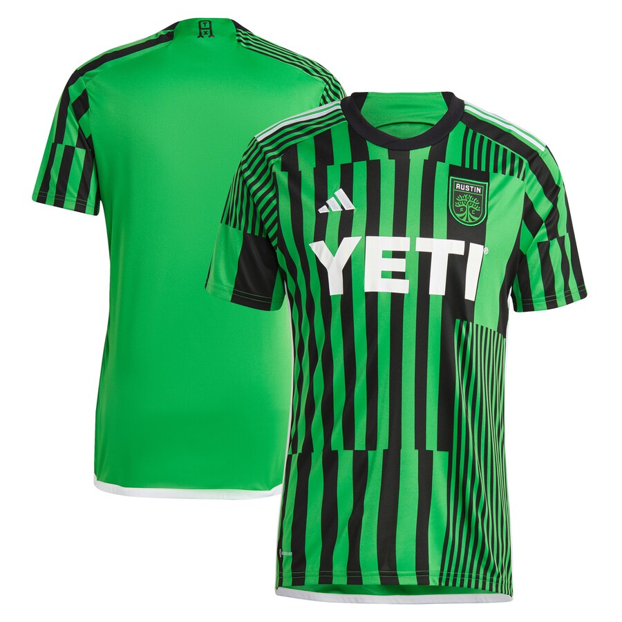 Men's Austin FC adidas Green 2023 Las Voces Kit Replica Jersey - U-jersey