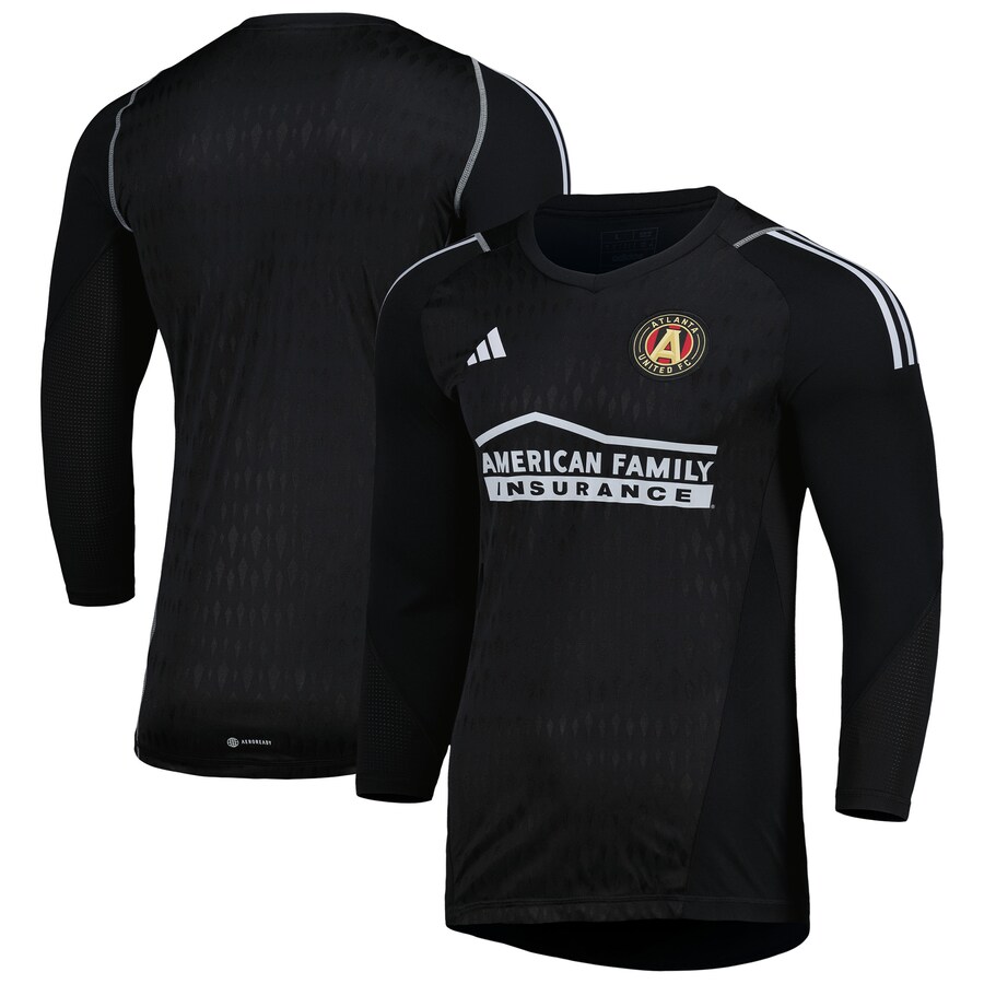 Men's Atlanta United FC adidas Black 2023 Goalkeeper Long Sleeve Replica Jersey - U-jersey