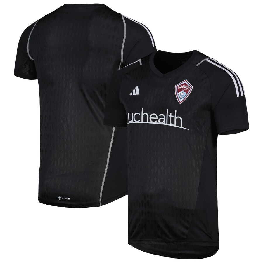 Men's Colorado Rapids adidas Black 2023 Replica Goalkeeper Jersey - U-jersey