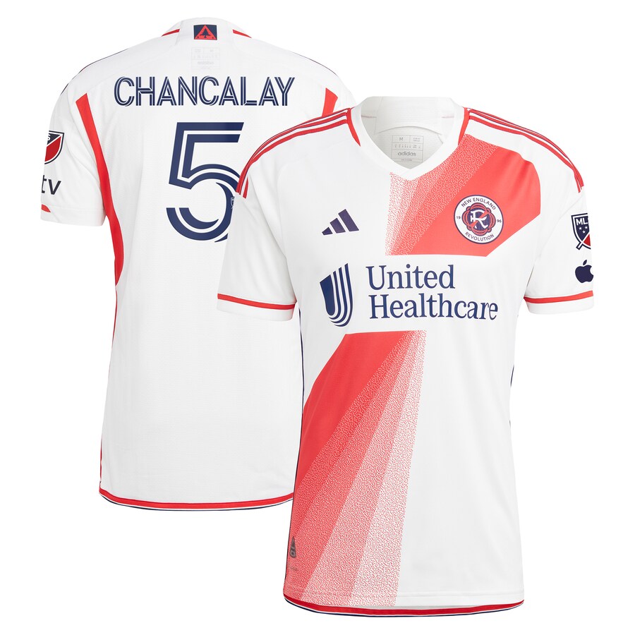 Men's New England Revolution Tomás Chancalay adidas White 2024 Defiance Authentic Player Jersey - U-jersey