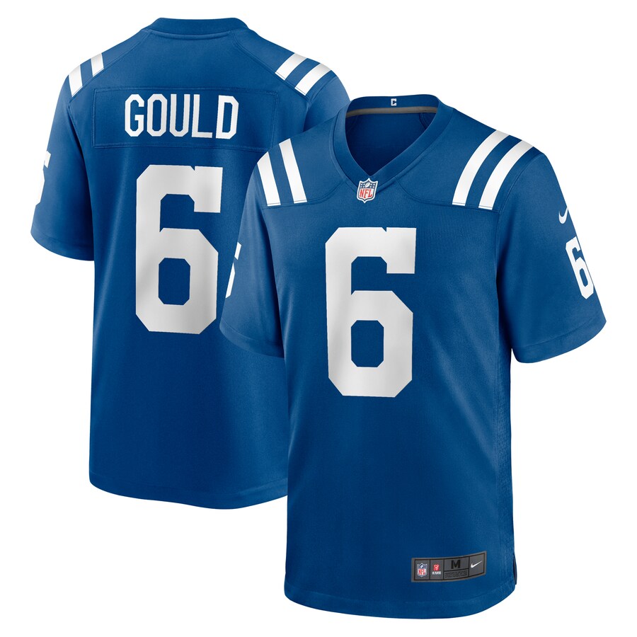 Men's Indianapolis Colts Anthony Gould Nike  Royal Game Jersey - U-jersey