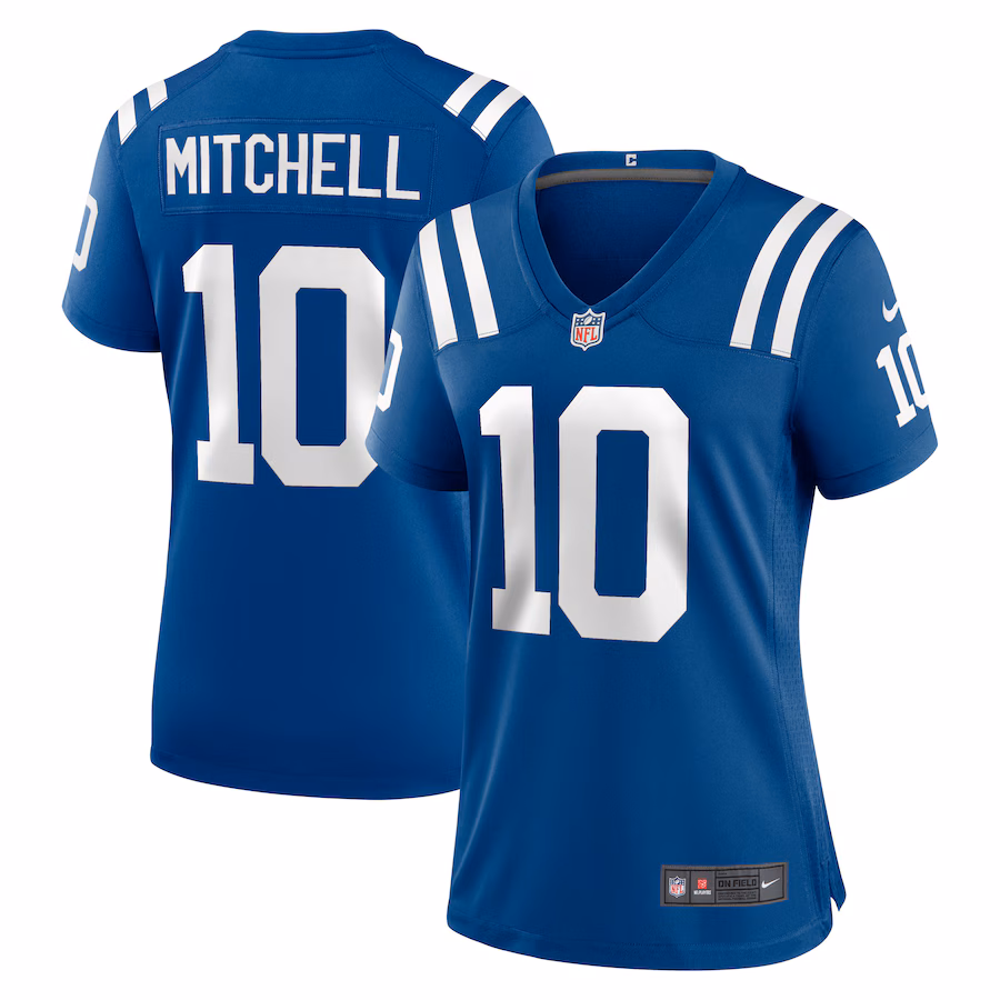 Women's Indianapolis Colts Adonai Mitchell Nike  Royal Game Jersey - U-jersey