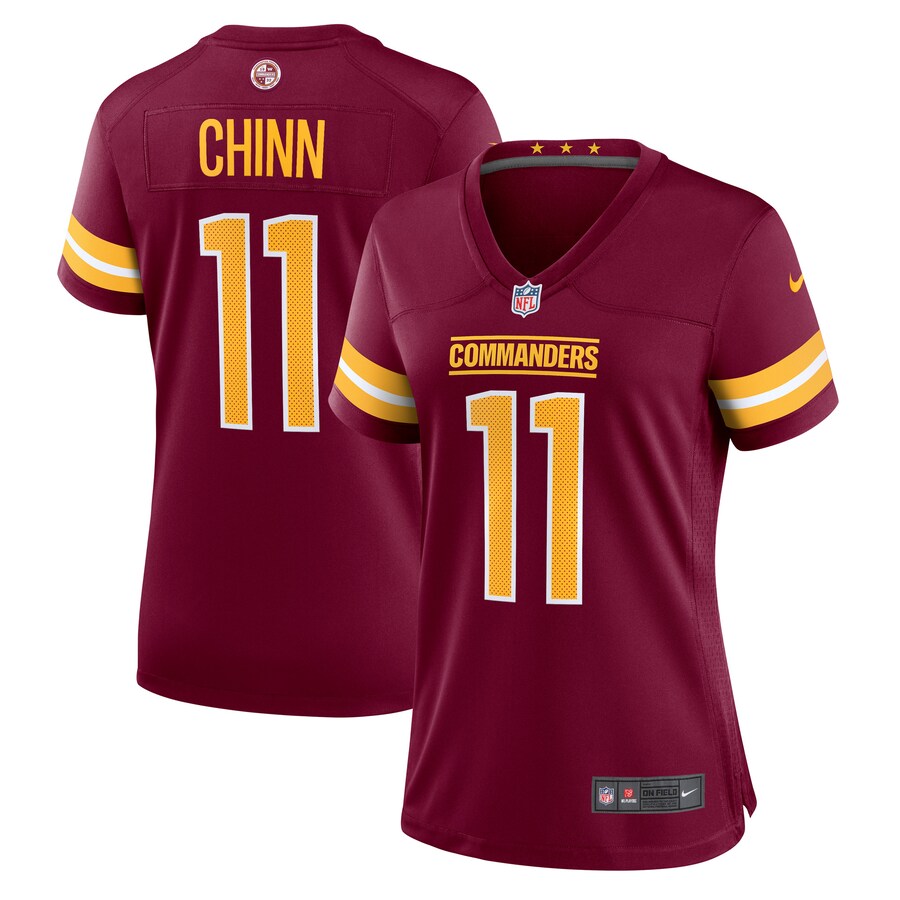 Women's Washington Commanders Jeremy Chinn Nike  Burgundy Game Jersey - U-jersey