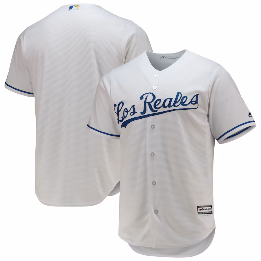 Men's Kansas City Royals Majestic White Team Official Jersey - U-jersey
