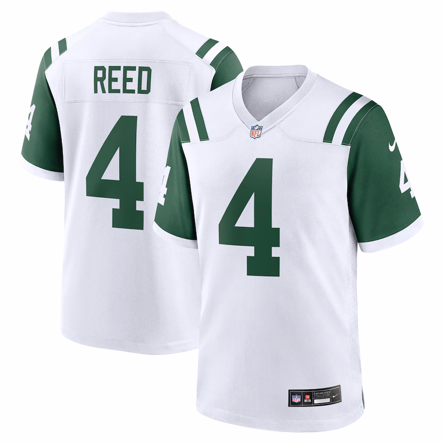 Men's New York Jets D.J. Reed Nike White Classic Alternate Game Jersey - U-jersey