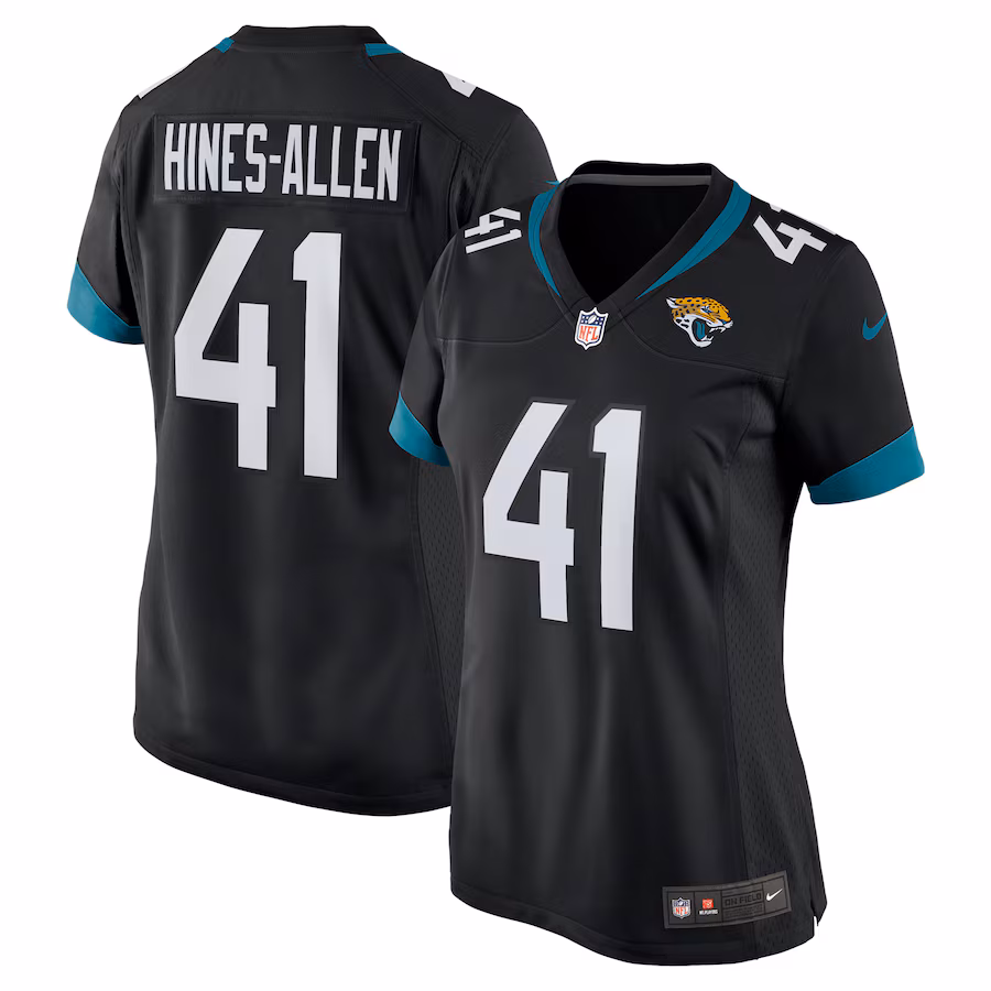 Women's Jacksonville Jaguars Josh Hines-Allen Nike Black Alternate Player Game Jersey - U-jersey