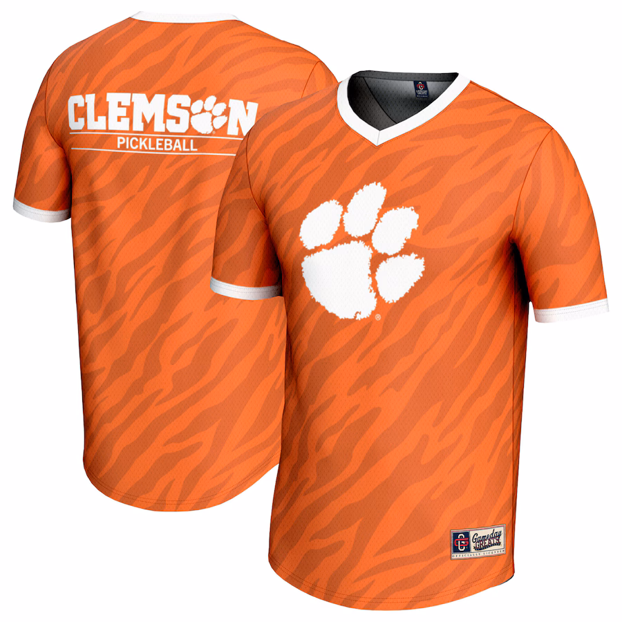 Clemson Tigers GameDay Greats Youth Lightweight Pickleball Jersey - Orange - U-jersey