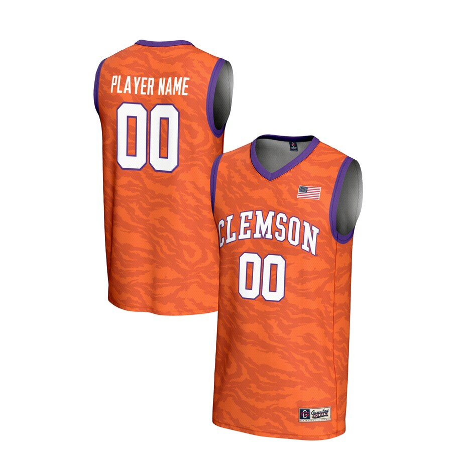 Clemson Tigers GameDay Greats Unisex NIL Pick-A-Player Women's Basketball Lightweight Jersey - Orange - U-jersey