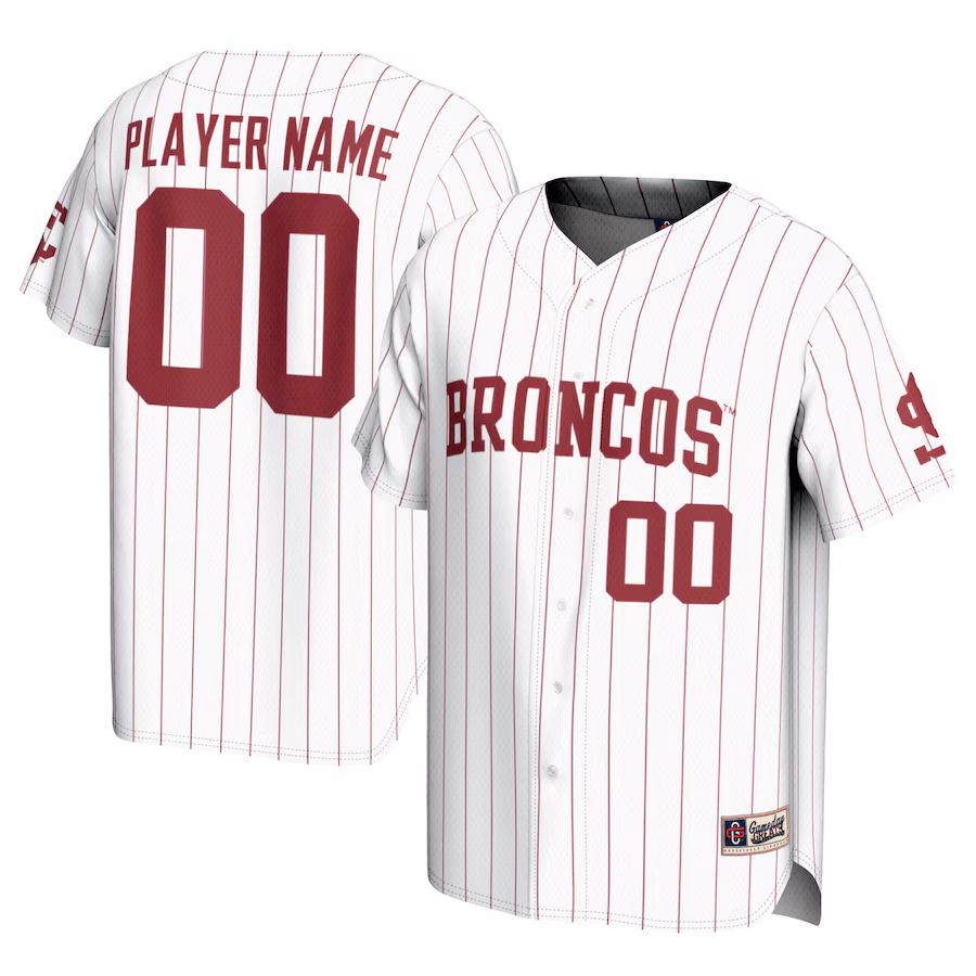 Santa Clara Broncos GameDay Greats Unisex NIL Pick-A-Player Baseball Lightweight Jersey - White - U-jersey