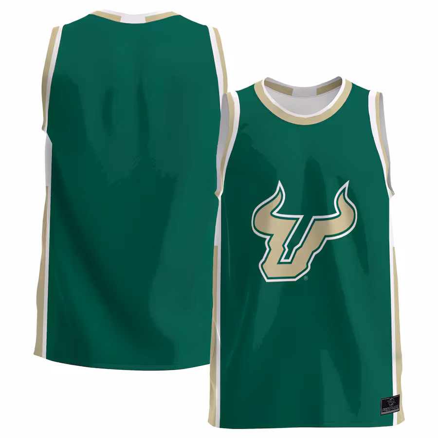 South Florida Bulls ProSphere  Basketball Jersey - Green - U-jersey