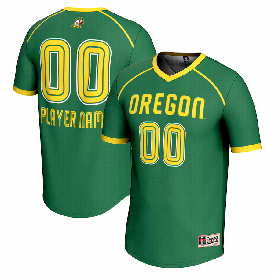 Oregon Ducks GameDay Greats Unisex Women's Lacrosse NIL Lightweight Jersey - Green - U-jersey
