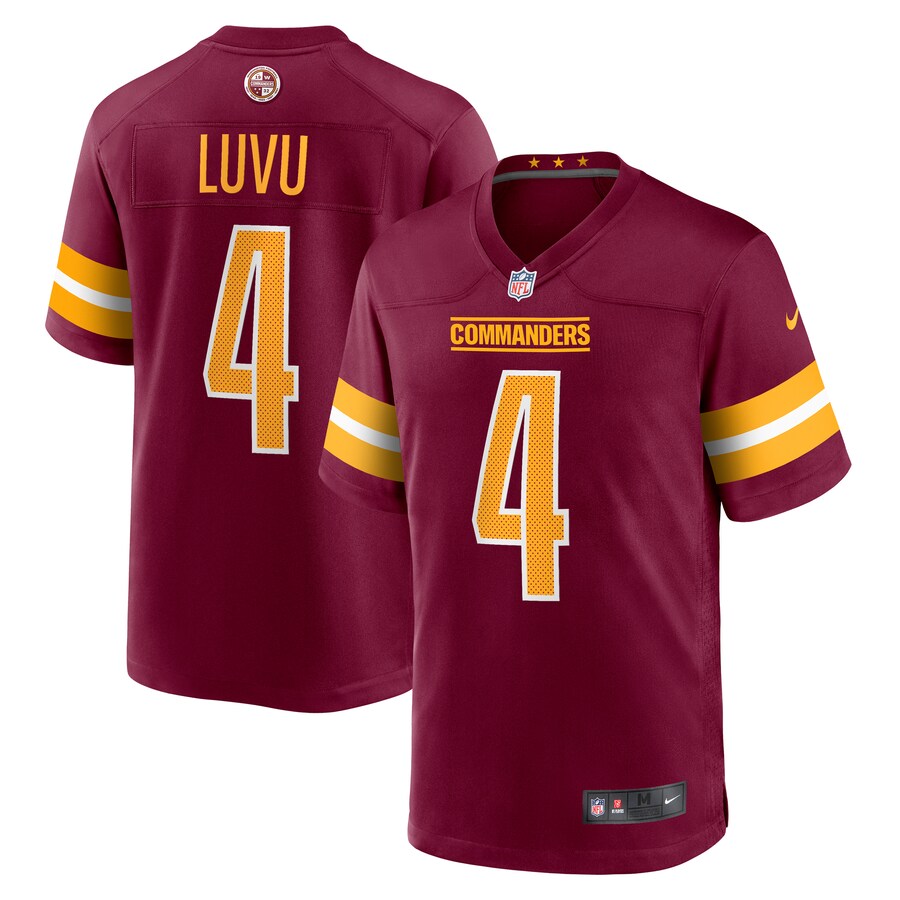 Men's Washington Commanders Frankie Luvu Nike Burgundy Game Jersey - U-jersey