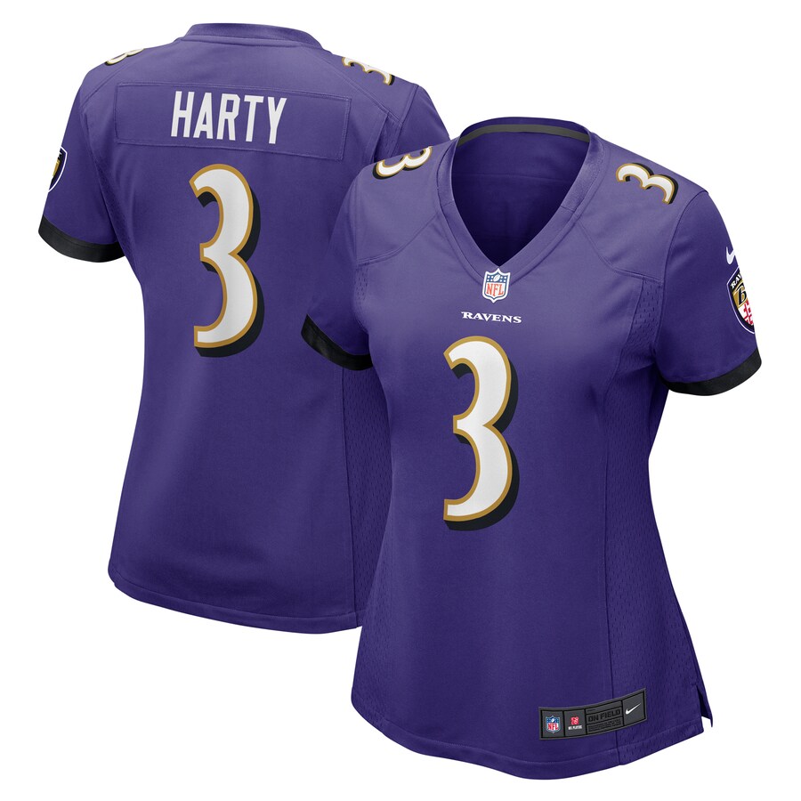 Women's Baltimore Ravens Deonte Harty Nike Purple Game Jersey - U-jersey