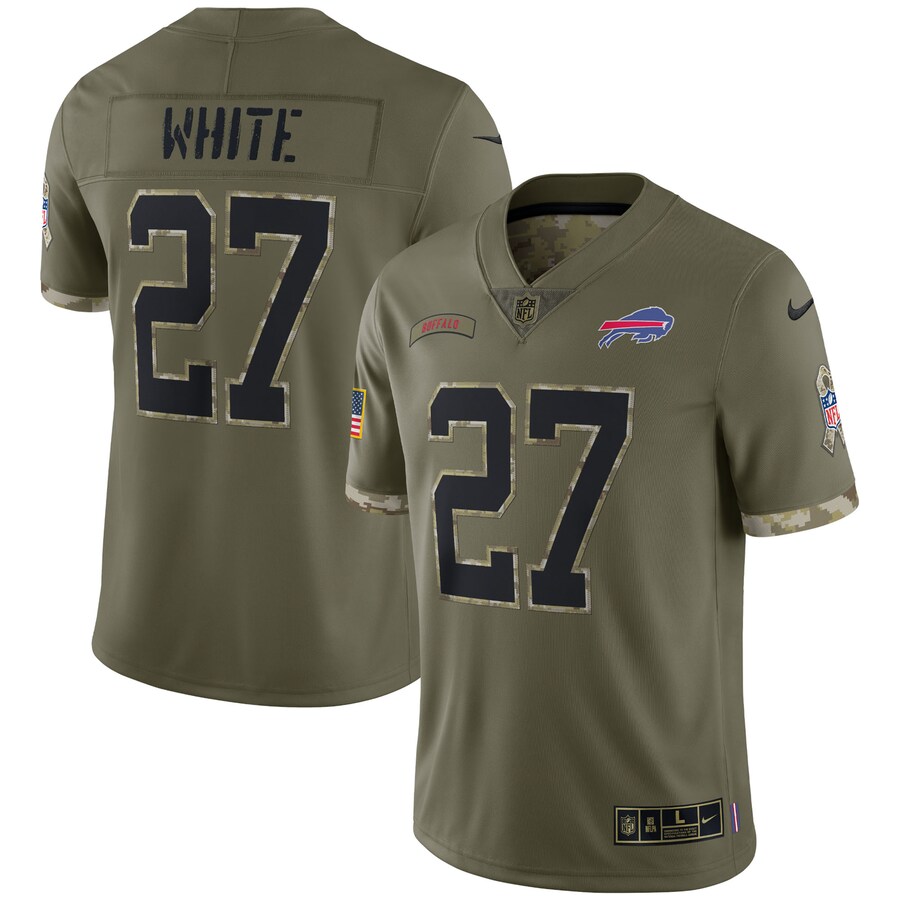 Men's Buffalo Bills Tre'Davious White Nike Olive Salute To Service Limited Jersey - U-jersey