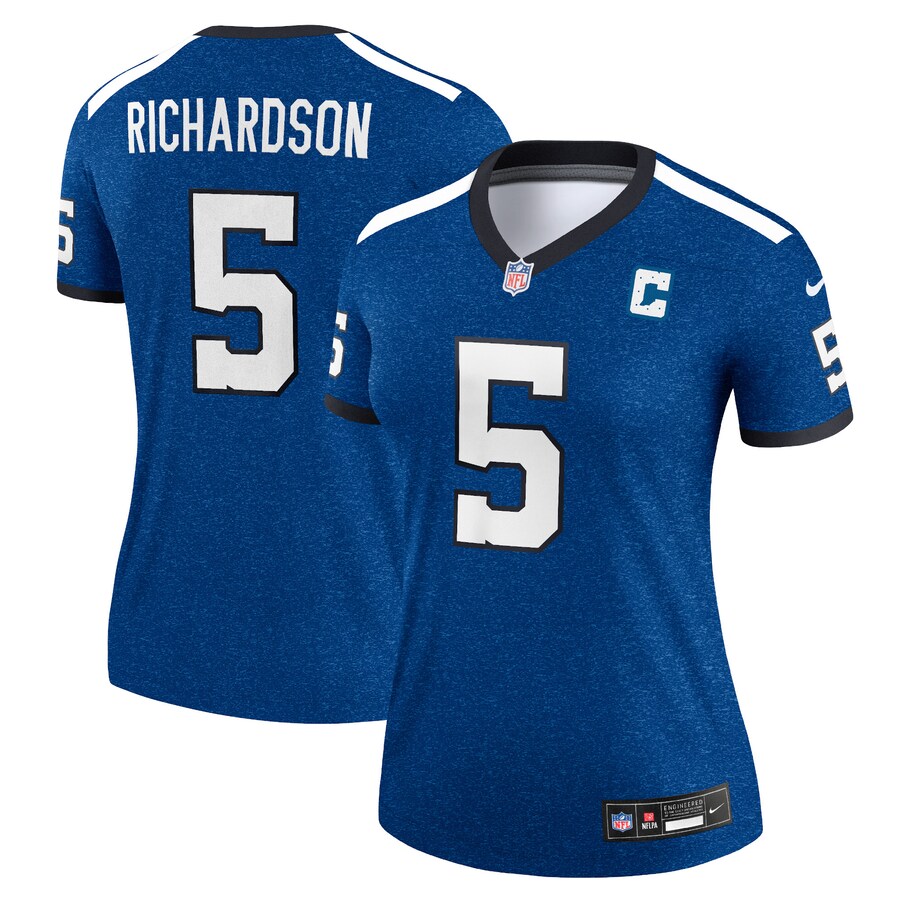 Women's Indianapolis Colts Anthony Richardson Nike Royal Alternate Legend Player Performance Top - U-jersey