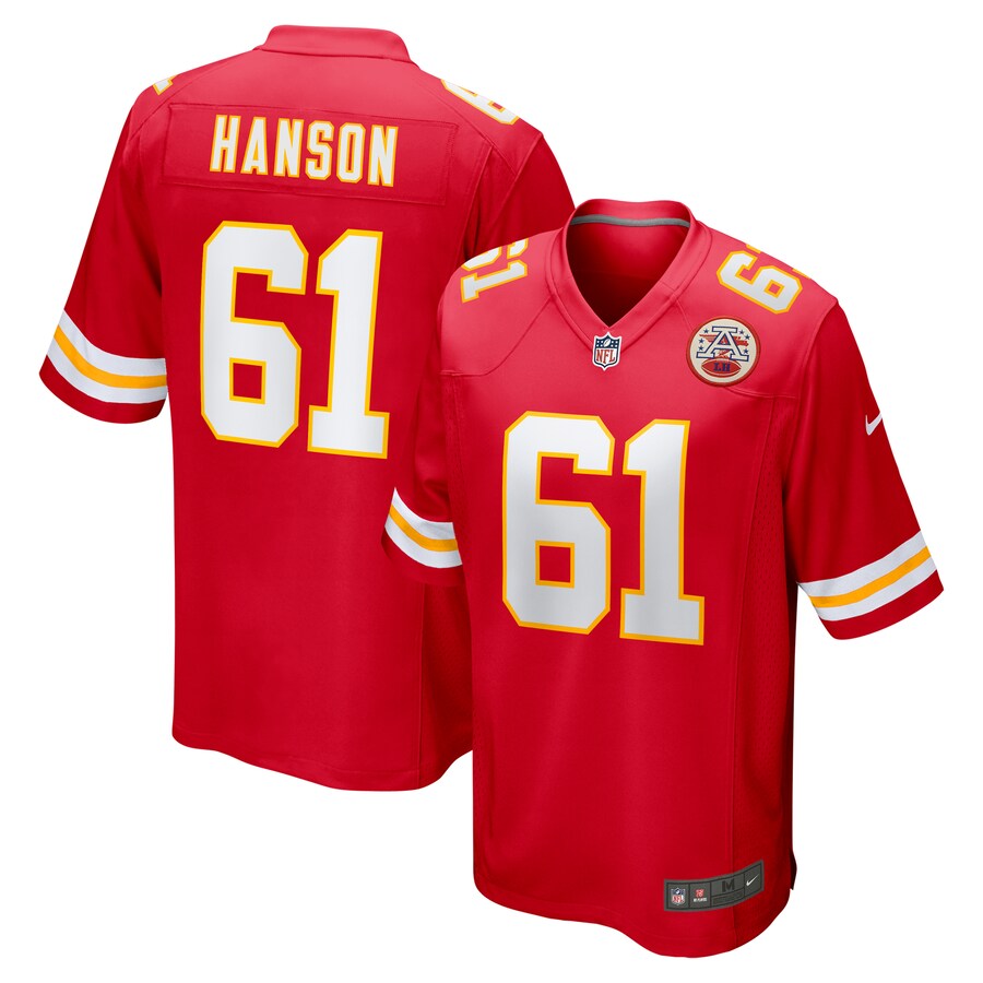 Men's Kansas City Chiefs C.J. Hanson Nike Red Game Jersey - U-jersey