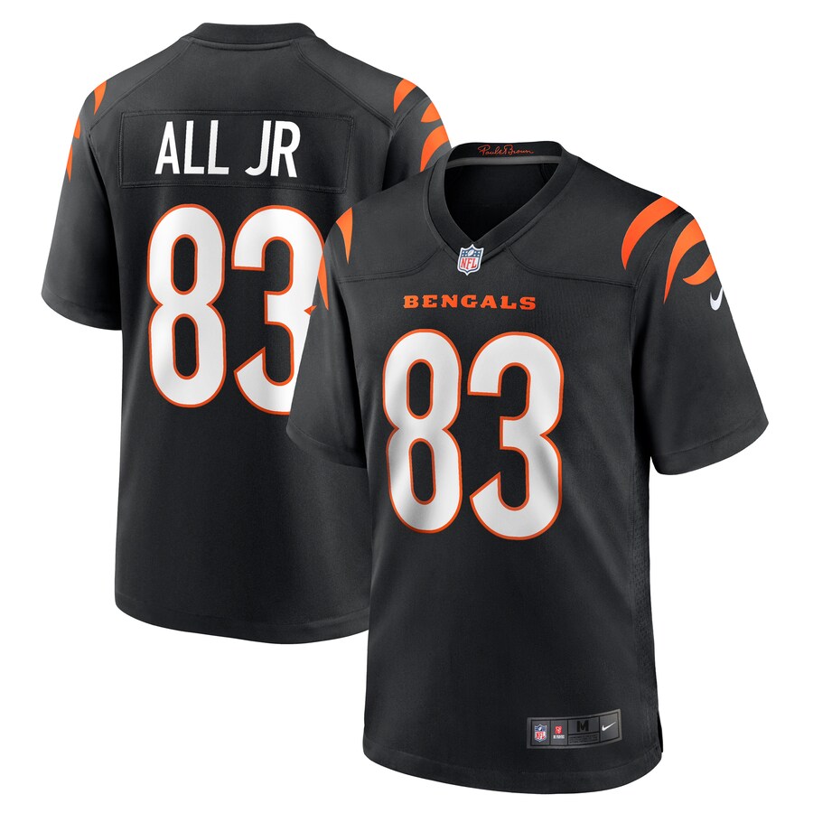 Men's Cincinnati Bengals Erick All Jr. Nike Black Team Game Jersey - U-jersey
