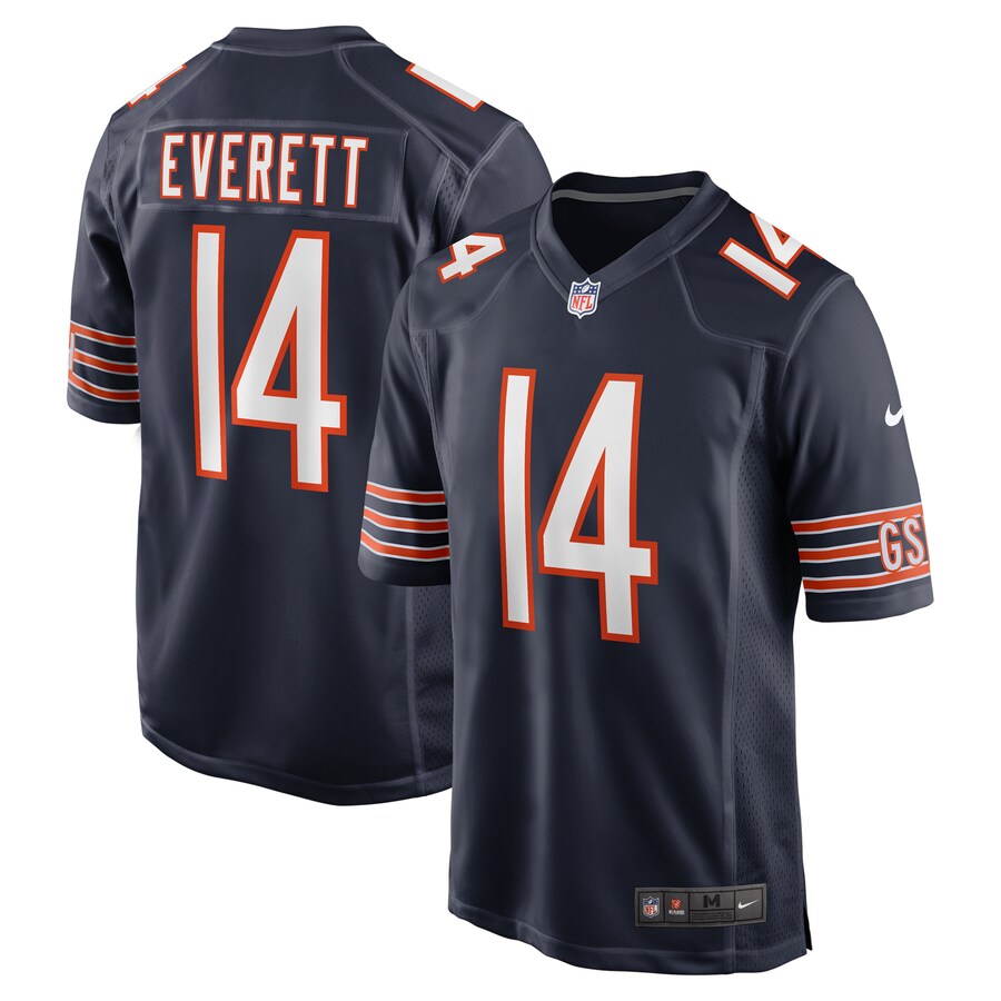 Men's Chicago Bears Gerald Everett Nike Navy Game Jersey - U-jersey