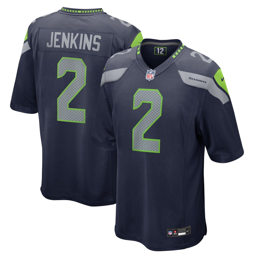 Men's Seattle Seahawks Rayshawn Jenkins Nike College Navy Game Jersey - U-jersey