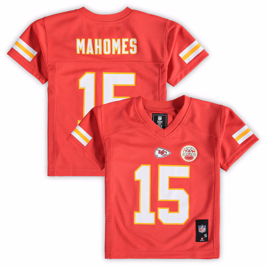 Preschool Kansas City Chiefs Patrick Mahomes Red Replica Player Jersey - U-jersey