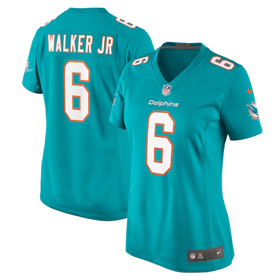 Women's Miami Dolphins Anthony Walker Jr. Nike Aqua Game Jersey - U-jersey