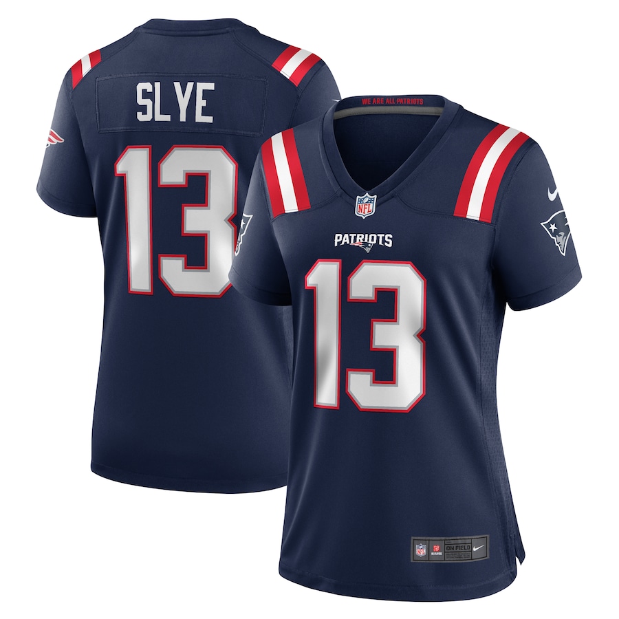 Women's New England Patriots Joey Slye Nike Navy Game Jersey - U-jersey