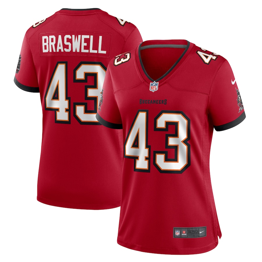 Women's Tampa Bay Buccaneers Chris Braswell Nike Red Game Jersey - U-jersey