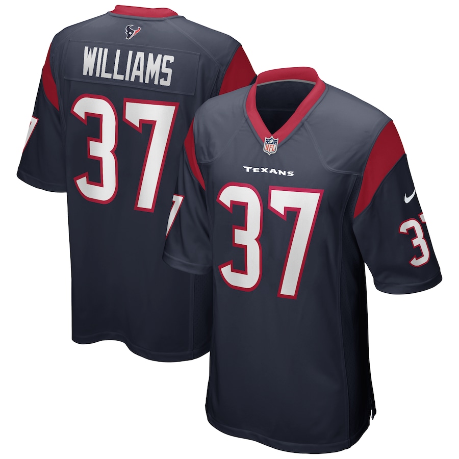 Men's Houston Texans Domanick Williams Nike Navy Game Retired Player Jersey - U-jersey