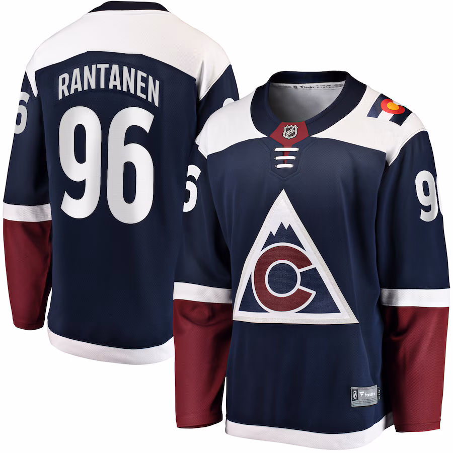 Men's Colorado Avalanche Mikko Rantanen Fanatics Navy Premier Breakaway Player Jersey - U-jersey
