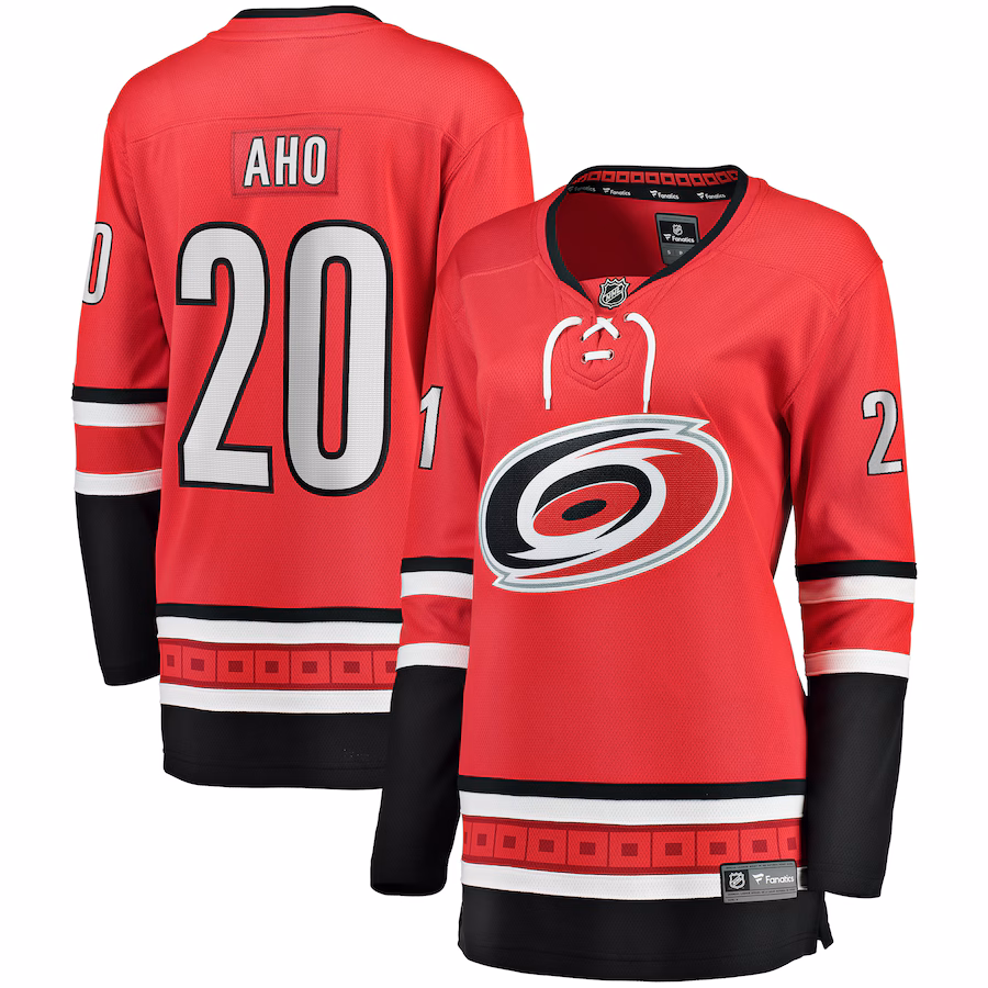Women's Carolina Hurricanes Sebastian Aho Fanatics Red Alternate Breakaway Player Jersey - U-jersey