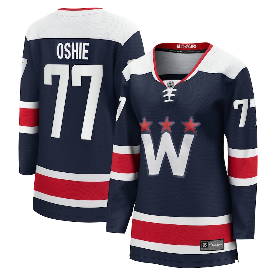 Women's Washington Capitals TJ Oshie Fanatics Navy Alternate Premier Breakaway Player Jersey - U-jersey