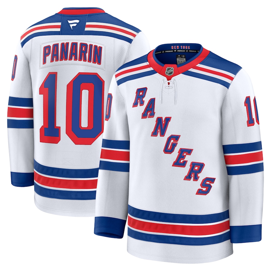 Men's New York Rangers Artemi Panarin Fanatics White Away Premium Jersey - U-jersey