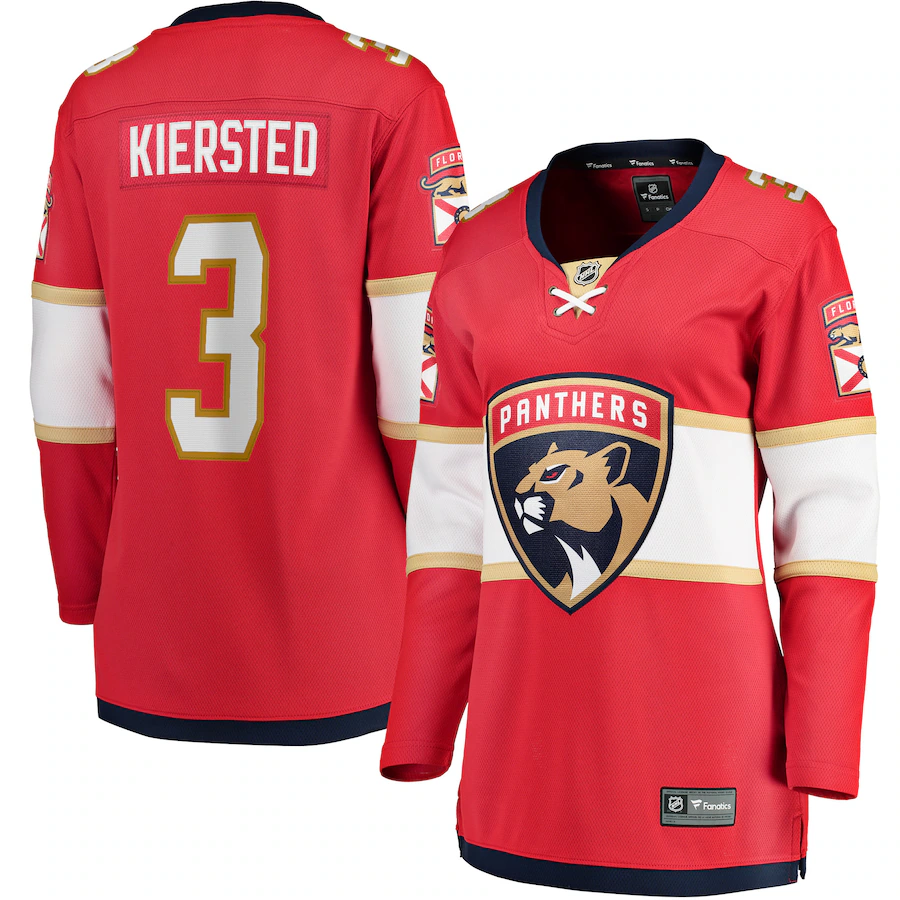 Women's Florida Panthers Matt Kiersted Fanatics Red Home Team Breakaway Player Jersey - U-jersey