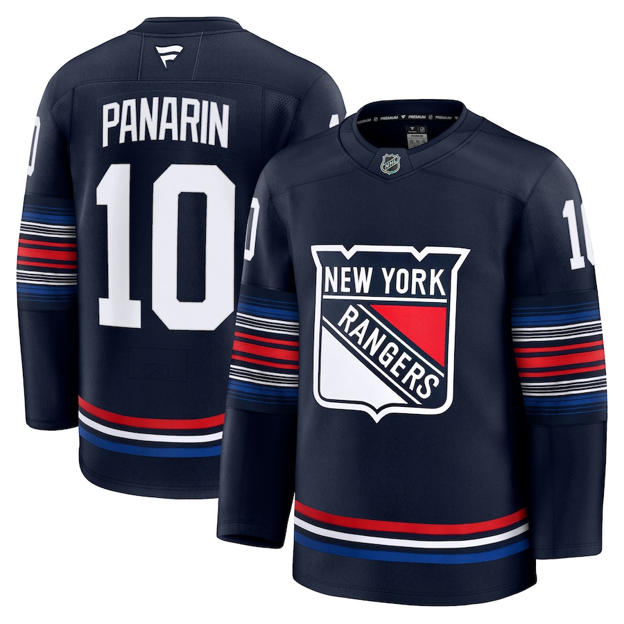 Men's New York Rangers Artemi Panarin Fanatics Navy Alternate Premium Jersey - U-jersey