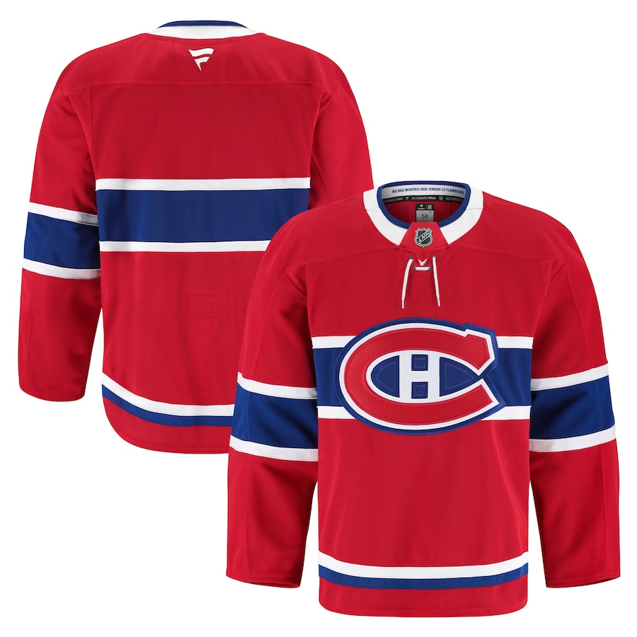 Men's Montreal Canadiens Fanatics Red Home Authentic Pro Jersey - U-jersey
