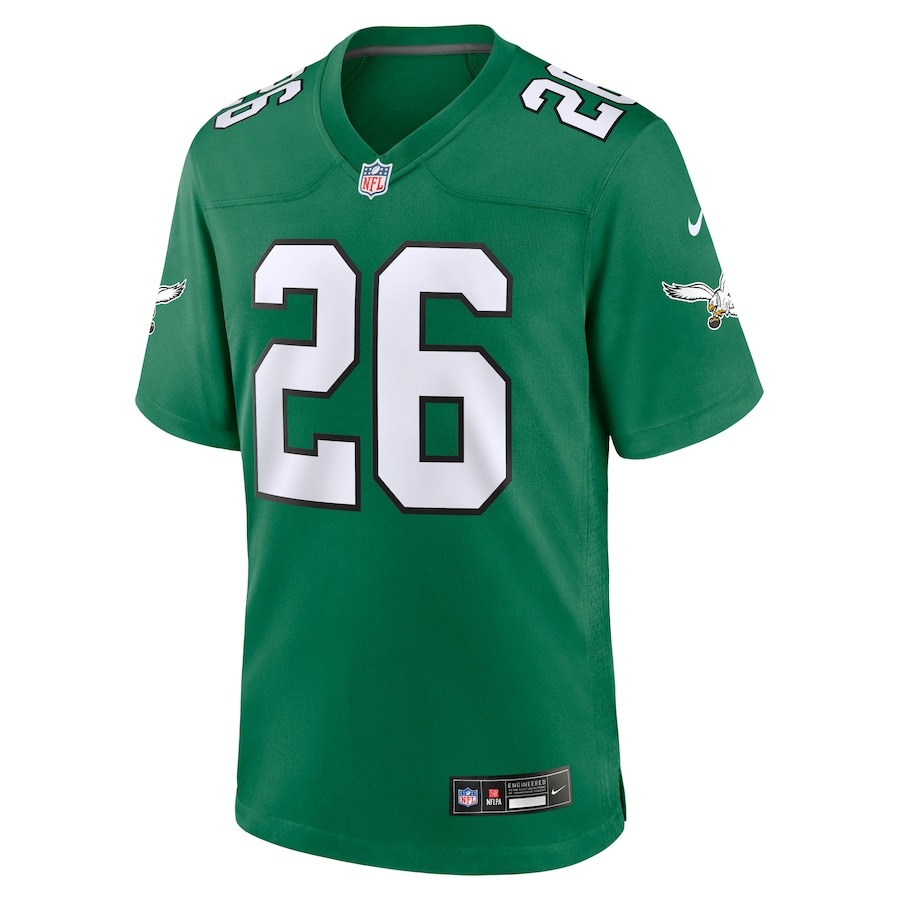 Men's Philadelphia Eagles Saquon Barkley Nike  Kelly Green Alternate Game Jersey - U-jersey