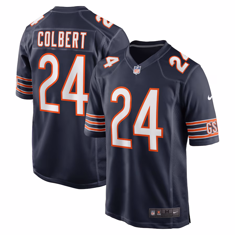 Men's Chicago Bears Adrian Colbert Nike Navy Team Game Jersey - U-jersey