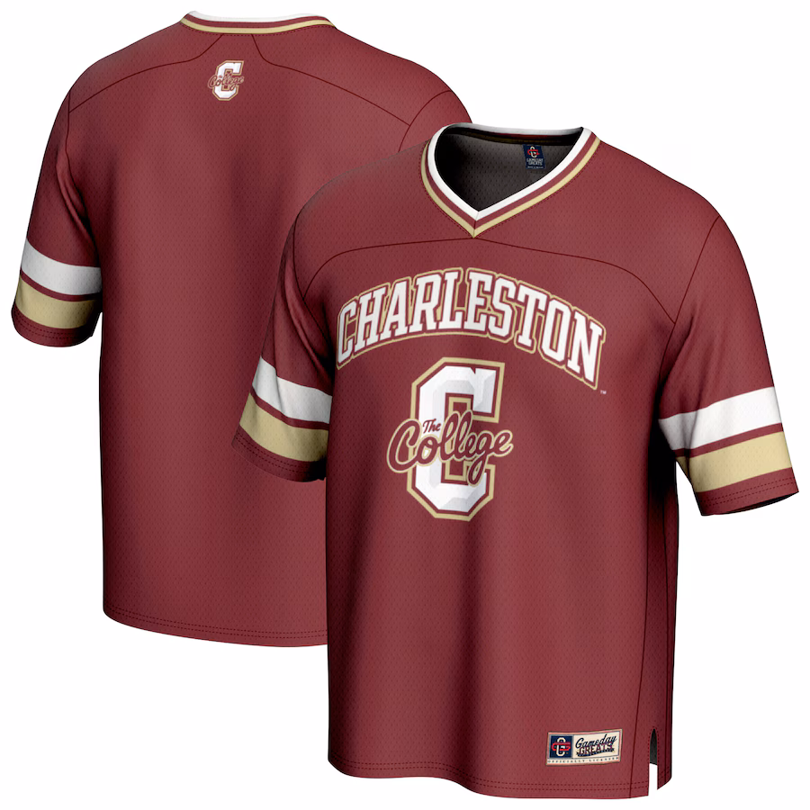 Unisex GameDay Greats Maroon Charleston Cougars Spirit Football Jersey - U-jersey