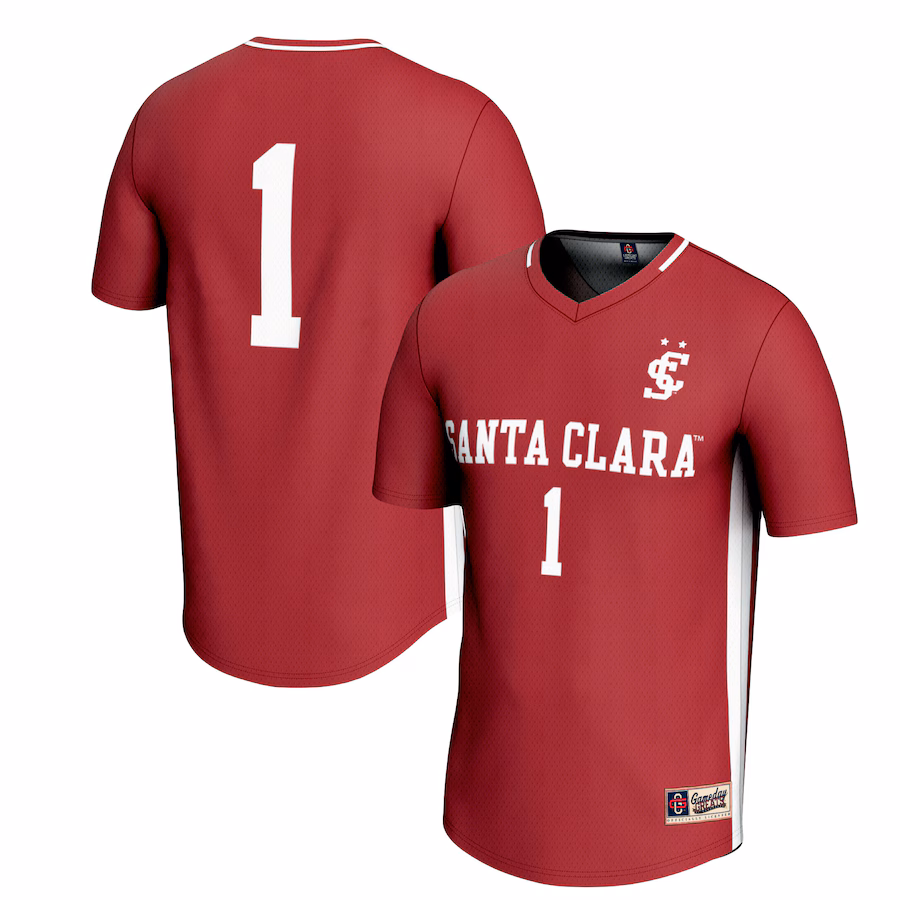 Unisex GameDay Greats #1 Maroon Santa Clara Broncos Women's Soccer Fashion Jersey - U-jersey