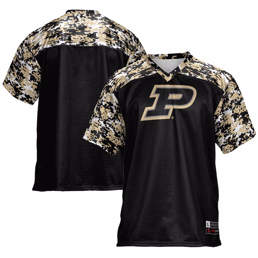 Men's GameDay Greats Black Purdue Boilermakers Football Jersey - U-jersey
