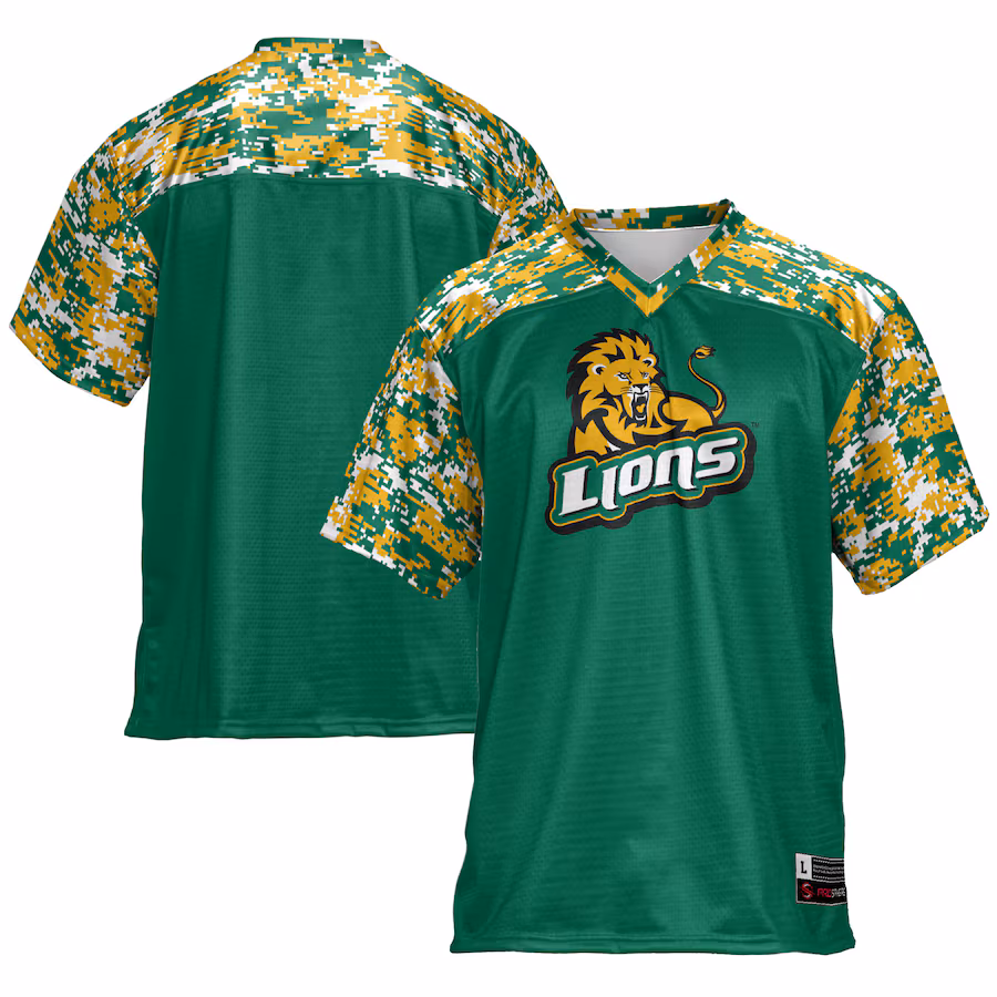 Men's GameDay Greats Green Southeastern Louisiana Lions Football Jersey - U-jersey