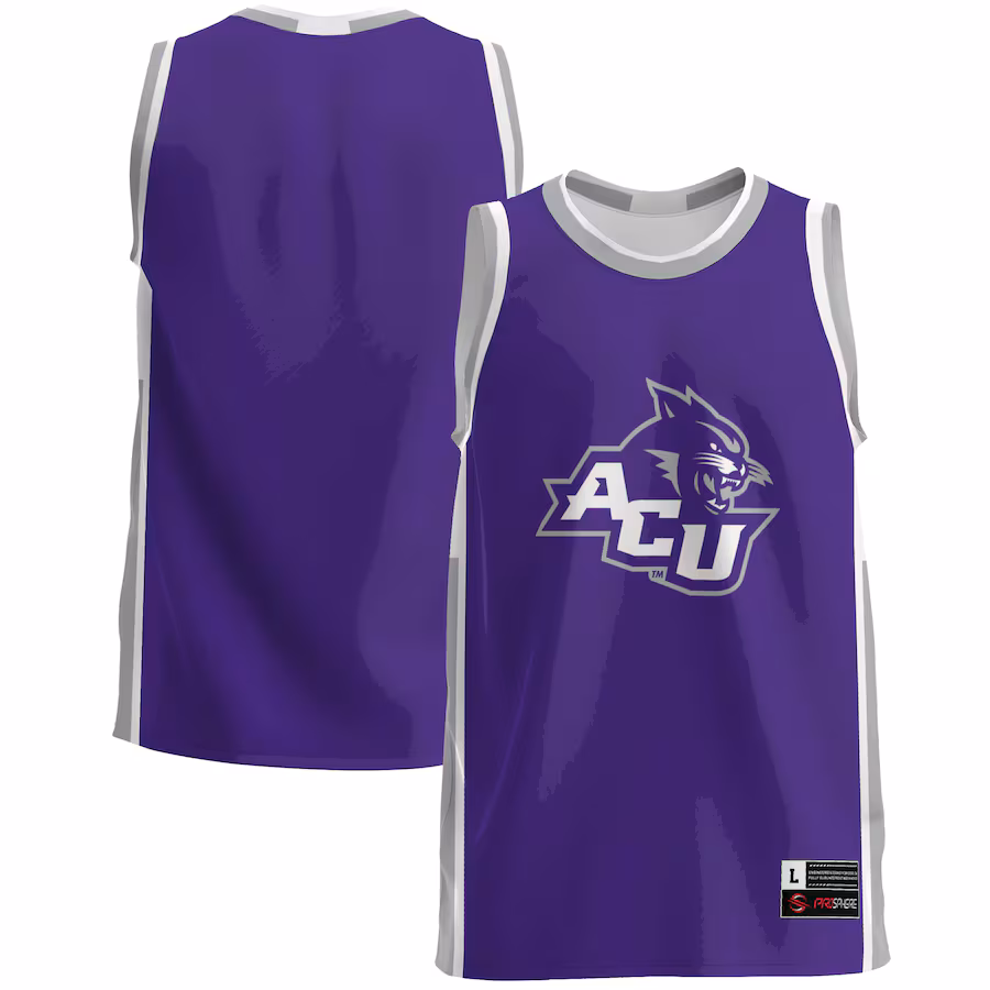 Men's GameDay Greats  Purple Abilene Christian University Wildcats  Lightweight Basketball Jersey - U-jersey