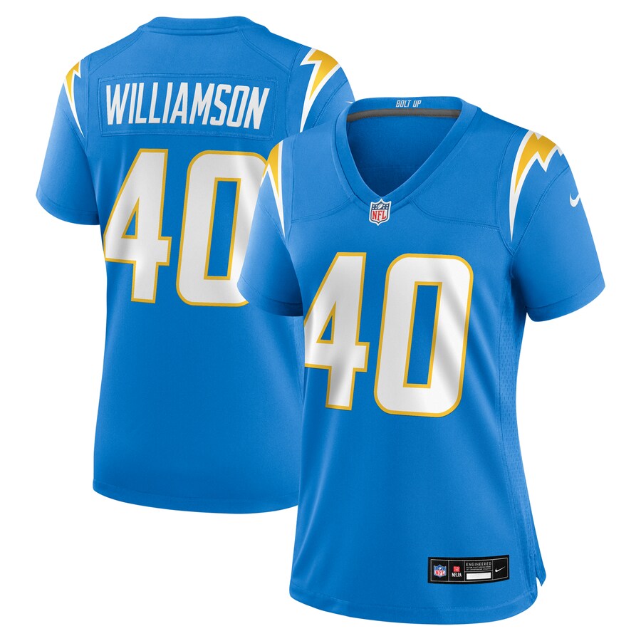 Women's Los Angeles Chargers Kendall Williamson Nike Powder Blue Game Jersey - U-jersey