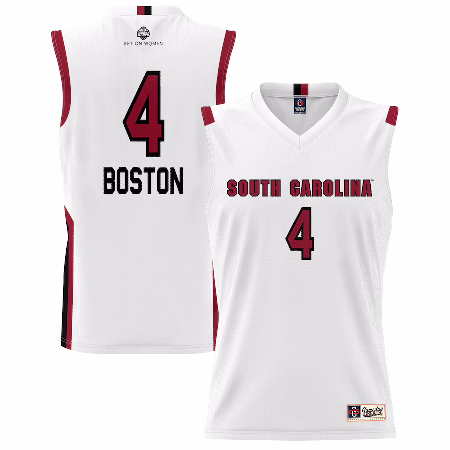 Unisex GameDay Greats Aliyah Boston White South Carolina Gamecocks Lightweight Basketball Alumni Jersey - U-jersey
