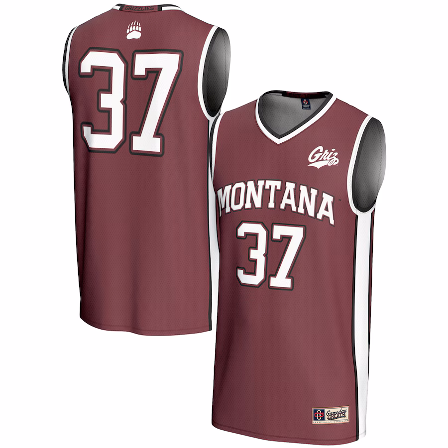 Unisex GameDay Greats #37 Maroon Montana Grizzlies Lightweight Basketball Jersey - U-jersey