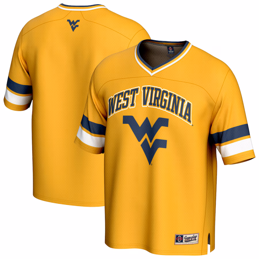 Unisex GameDay Greats Gold West Virginia Mountaineers Spirit Football Jersey - U-jersey